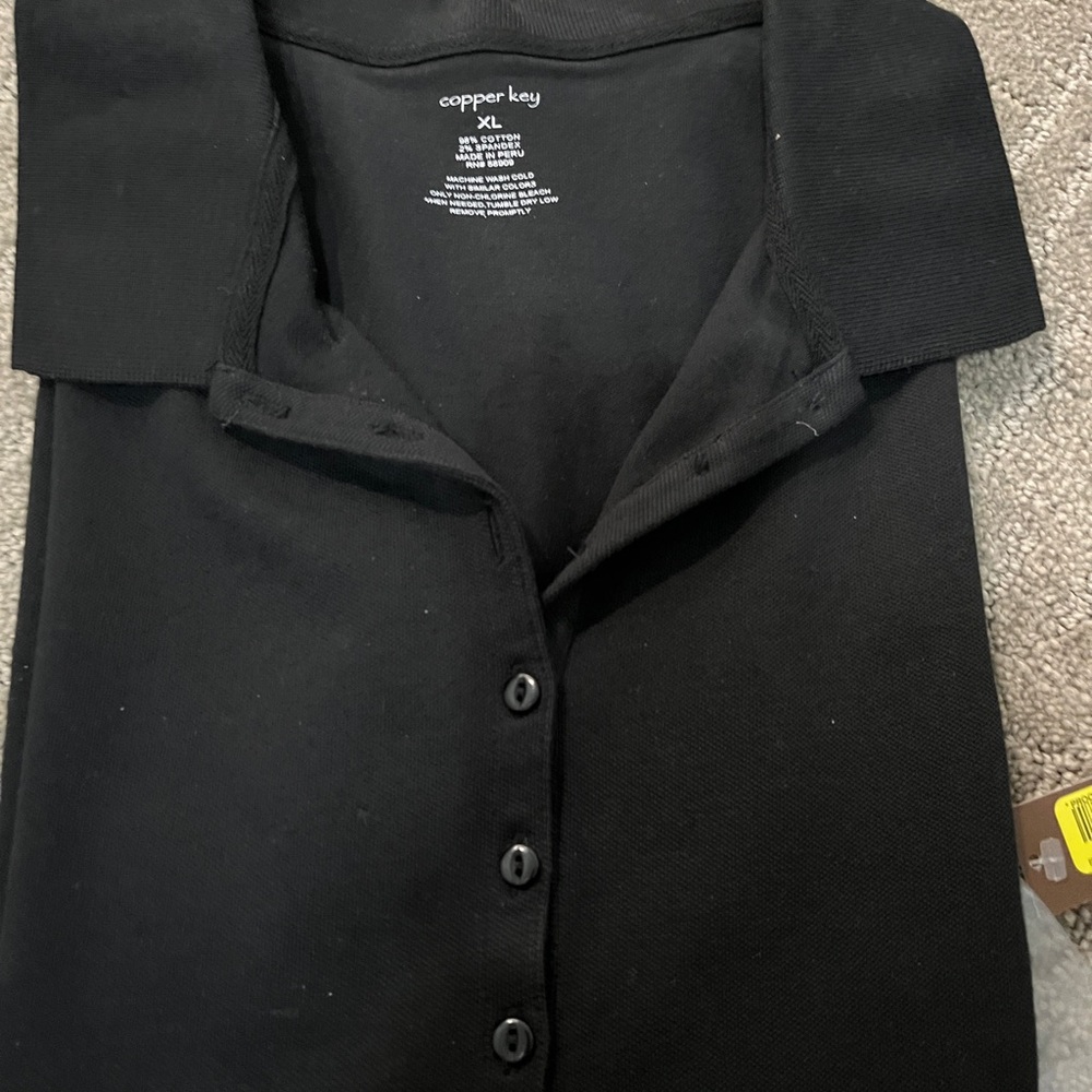 Copper Key Black Polo Shirt